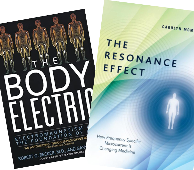The Body Electric, The Resonance Effect (book covers)