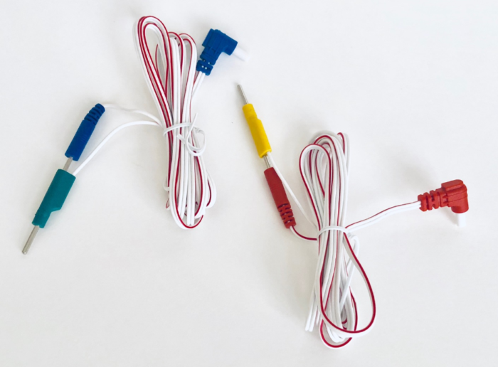 Inspirstar push-pin electrodes; red-yellow-blue-green